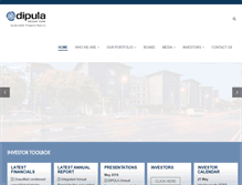 Tablet Screenshot of dipula.co.za